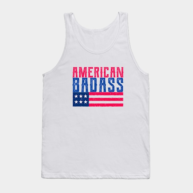 American badass Tank Top by TompasCreations